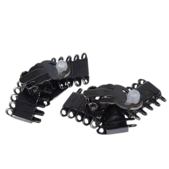 Chanel Earrings Clip-On Silver 98P - Picture 3 of 4